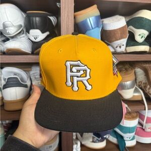 Bad Bunny official Yellow and Black Cap with PR Logo